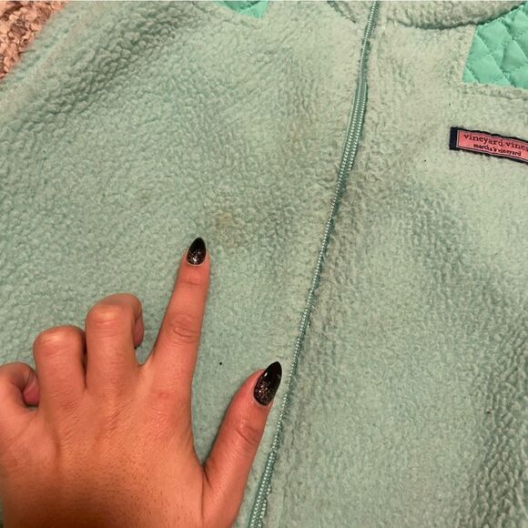 Vineyard Vines Teal Quilted Vest- Size Small - Picture 8 of 8